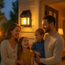 Luminária Solar de Parede com Sensor de Movimento