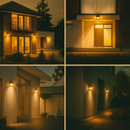 Luminária Solar de Parede com Sensor de Movimento