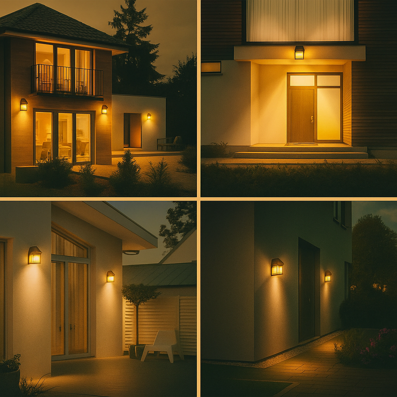 Luminária Solar de Parede com Sensor de Movimento