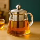 Bule de Vidro com Infusor Inox