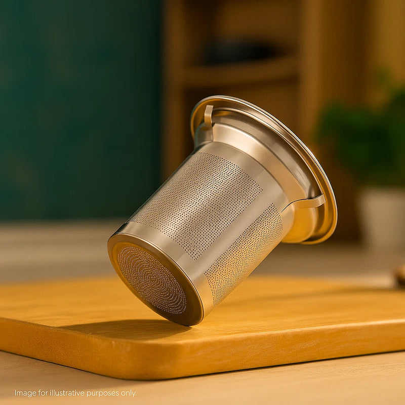 Bule de Vidro com Infusor Inox