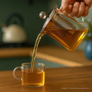 Bule de Vidro com Infusor Inox