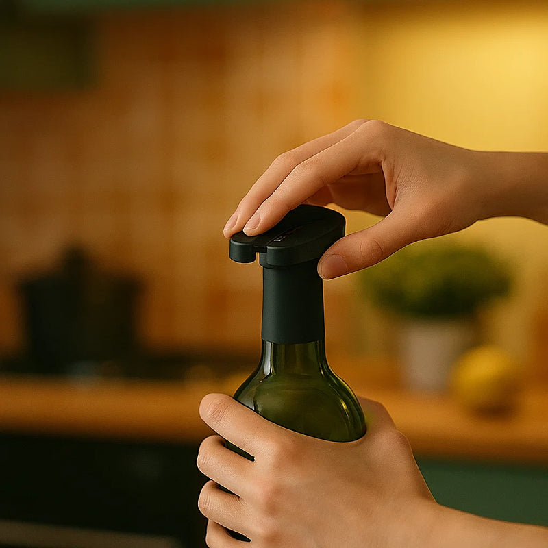 Abridor de Vinho Elétrico 4 em 1